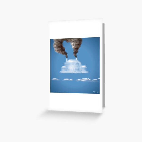 My House In The Clouds Greeting Card
