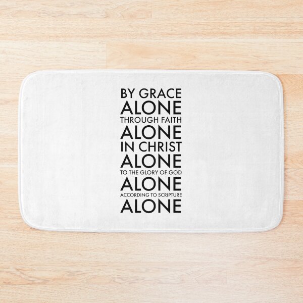 Item preview, The Five Solas - Calvinism Quote designed and sold by HalpinDesign.