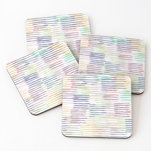 Item preview, Colorful Pastel Brush Strokes Pattern designed and sold by Michelebuttons.