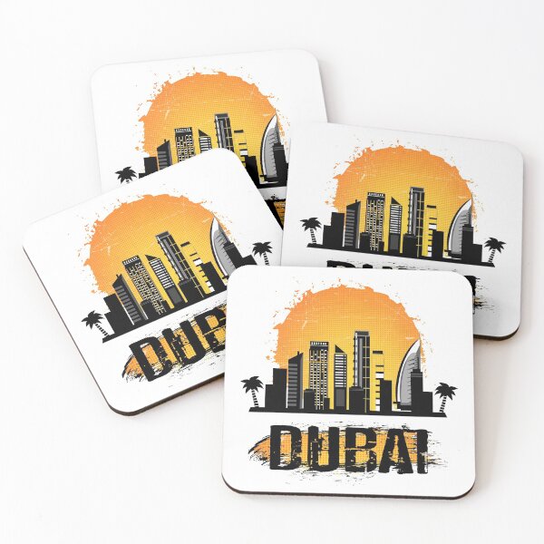 Item preview, Dubai Skyline Summer Sun Palms Summer Sun Palms designed and sold by BullDesignsShop.