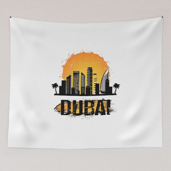 Item preview, Dubai Skyline Summer Sun Palms Summer Sun Palms designed and sold by BullDesignsShop.