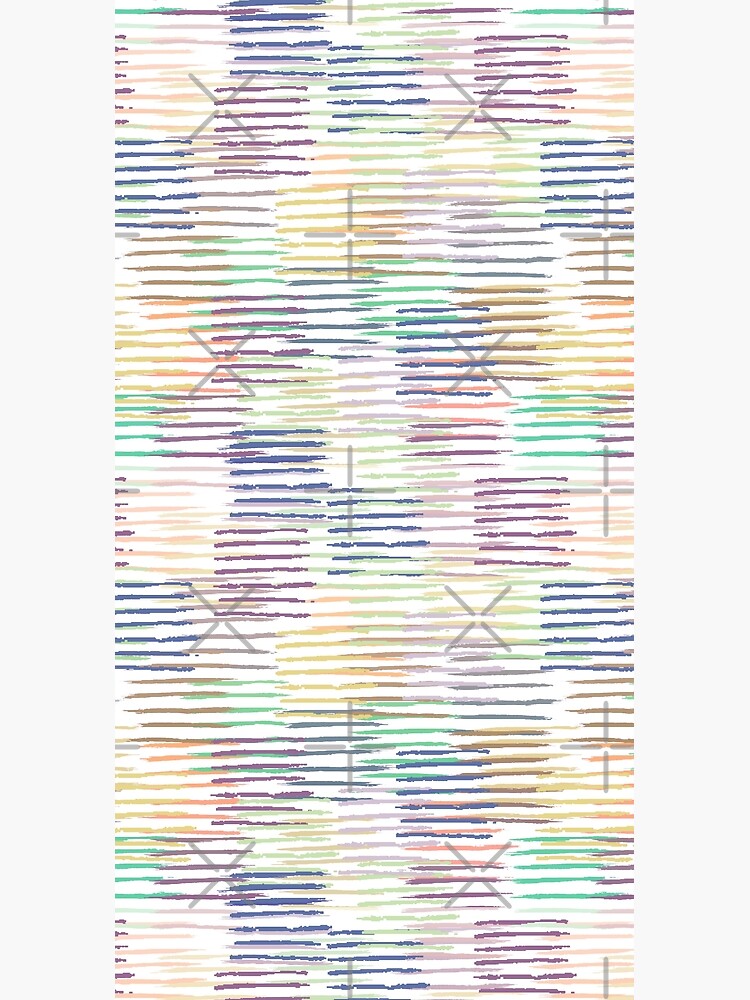 Colorful Pastel Brush Strokes Pattern by Michelebuttons