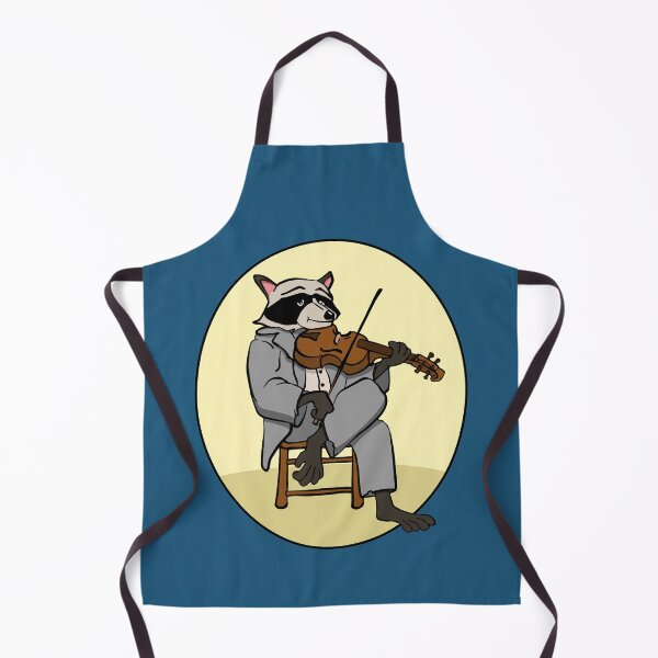 Item preview, Raccoon Playing Fiddle Violin designed and sold by Huhnerdieb Apparel.