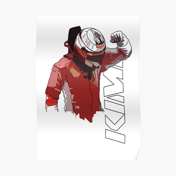 Kimi Raikkonen (WDC 2007) Poster