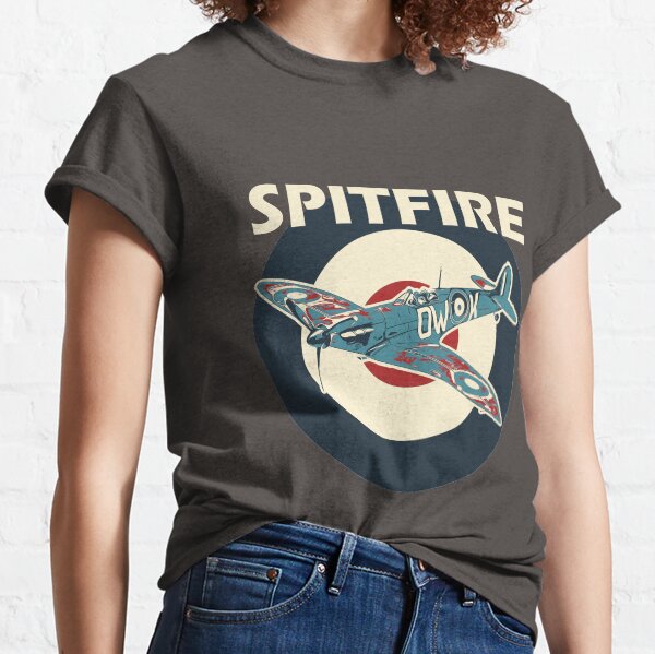Vista previa del artículo con la obra «Spitfire Aircraft Avión de la RAF WW2 Avión Roundel», diseñado y vendido por DigitalBadger.