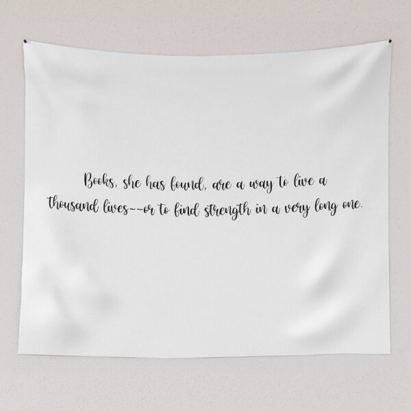 Item preview, Books, She Has Found, Are A Way To Live A Thousand Lives designed and sold by beckahbrooks.