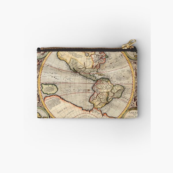 Item preview, Vintage Map of The Western Hemisphere (1596) designed and sold by BravuraMedia.