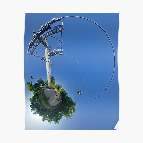 Cable car at Floriade 2012 Poster