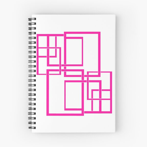 Item preview, Pink labyrinth shapes designed and sold by wiwiart.
