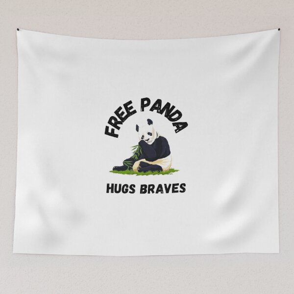 Item preview, Free Panda Hugs Braves designed and sold by diip.