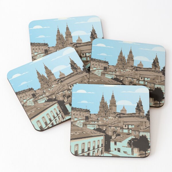 Item preview, Santiago de Compostela in Galicia, a UNESCO World Heritage Site designed and sold by RubenTerre.