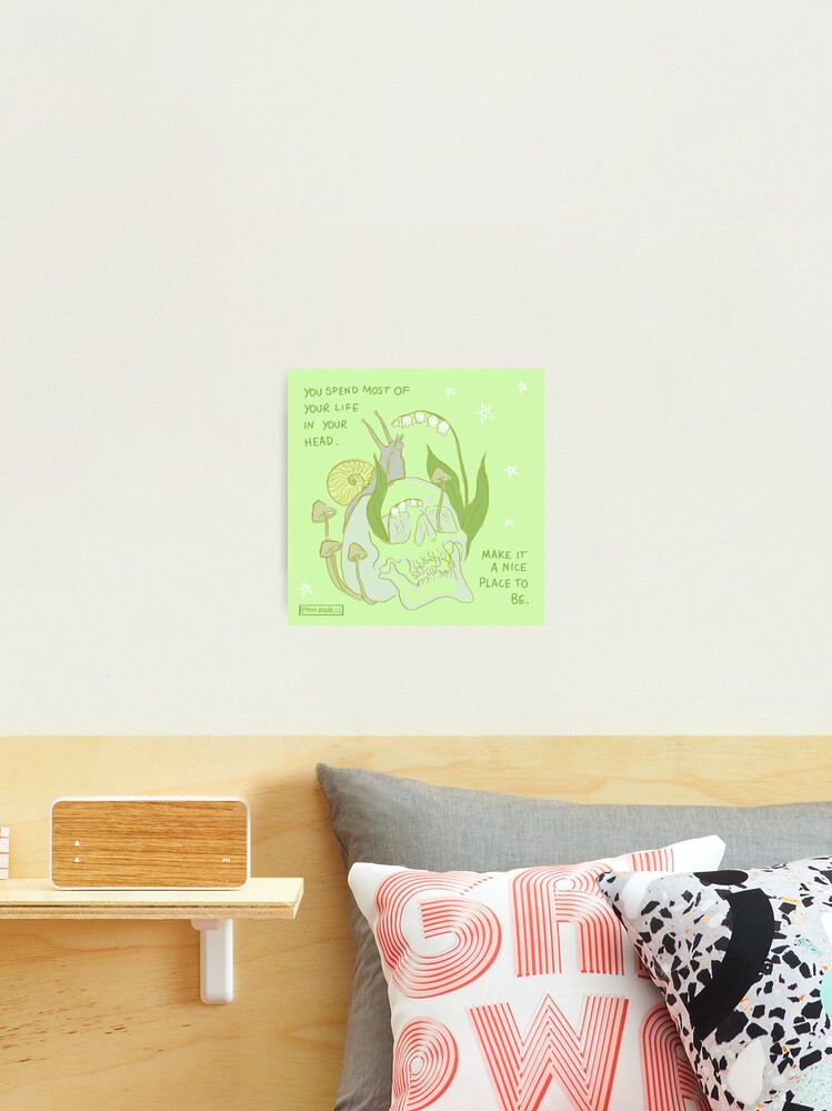 Thumbnail 2 of 3, Photographic Print, Make it a nice place to be. designed and sold by soya-beann.