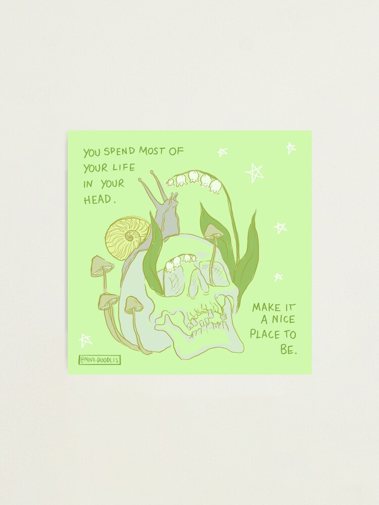 Thumbnail 1 of 3, Photographic Print, Make it a nice place to be. designed and sold by soya-beann.