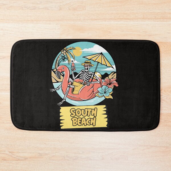 Item preview, Vintage South Beach Miami Florida Chill Vibes Skeleton  designed and sold by Samsdesignshop.
