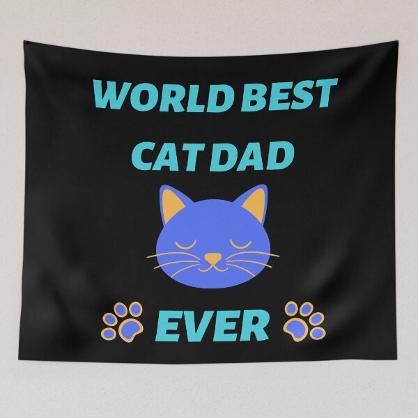Item preview, World Best Cat Dad Ever designed and sold by Binod Kashyap.