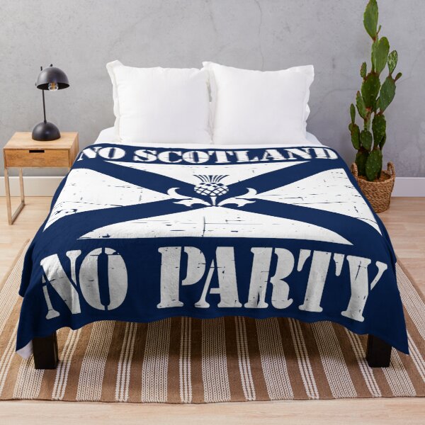 Item preview, No Scotland No Party Saltire And Thistle designed and sold by CoolYule.