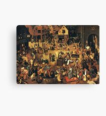 The Fight by Hieronymus Bosch Canvas Print