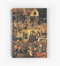 The Fight by Hieronymus Bosch Spiral Notebook