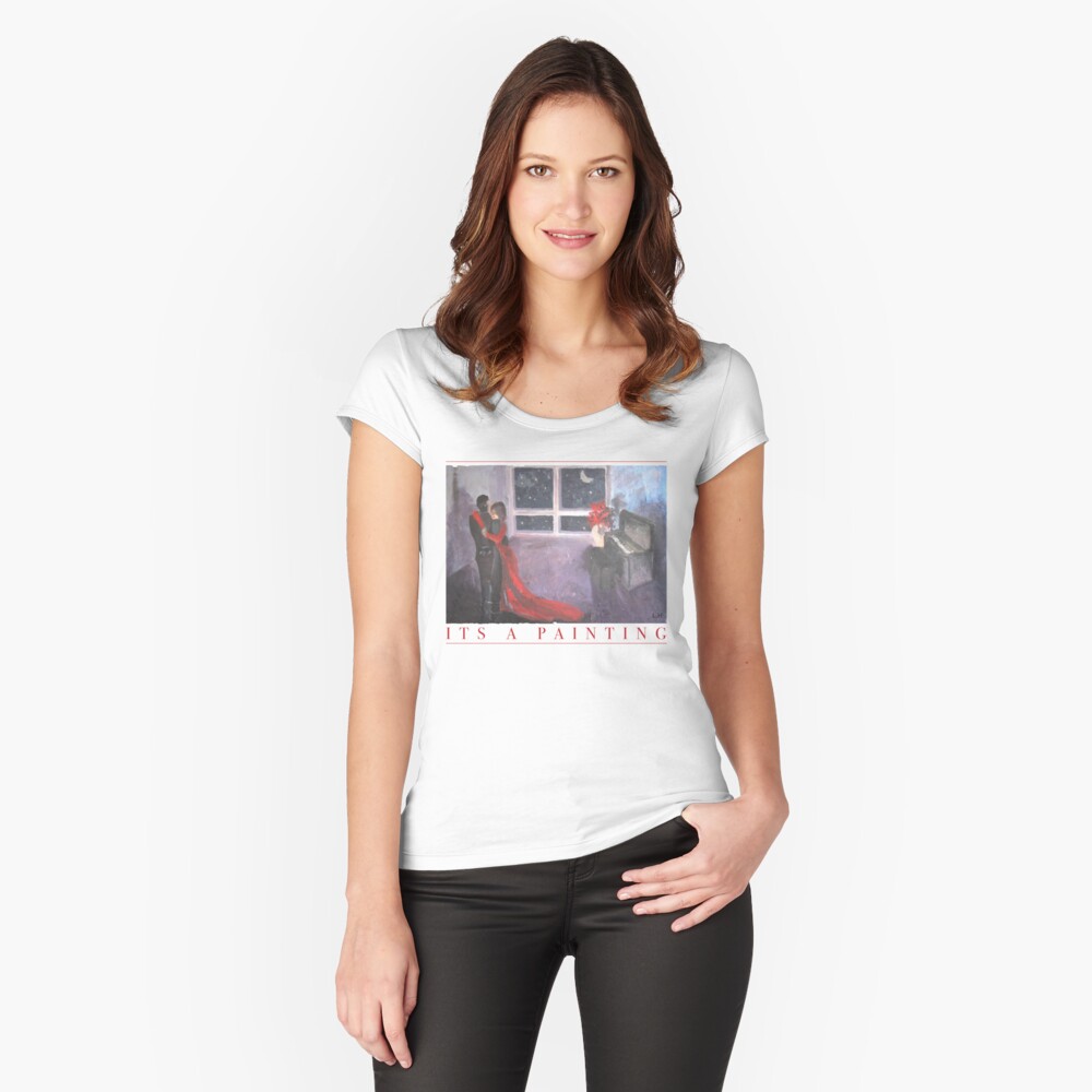 Item preview, Fitted Scoop T-Shirt designed and sold by tripingLH.