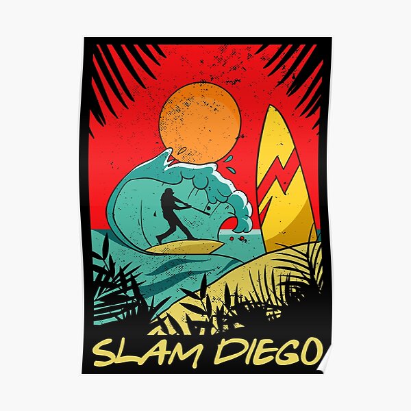 Eric Hosmer Autographed Slam Diego Poster