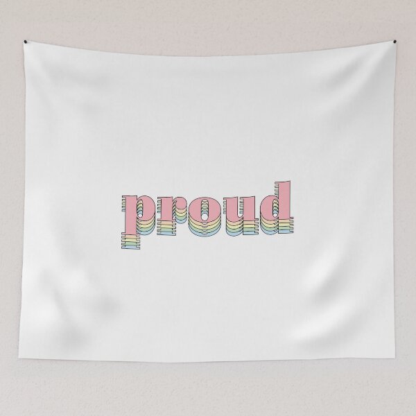 Item preview, Proud (Rainbow Flag) designed and sold by brianacecilia.