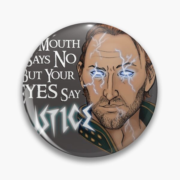 Item preview, Your Mouth Says No, But Your Eyes Say JUSTICE Essential T-Shirt| Dragon age T-Shirt | Dragon T-Shirt designed and sold by celianana.
