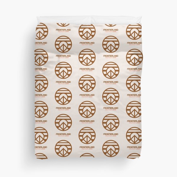 Retro Frontierland Symbol Duvet Cover