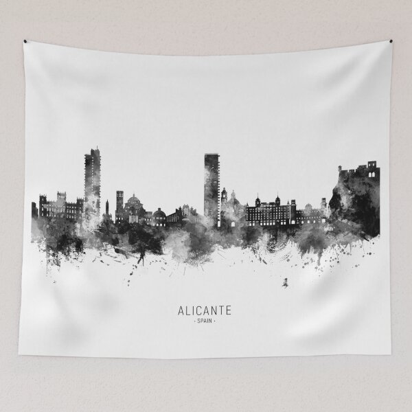 Item preview, Alicante Spain Skyline designed and sold by ArtPrints.