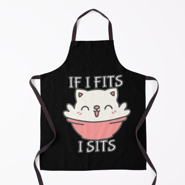 Item preview, Cute Funny Cat - If i Fits, I Sits designed and sold by laiwole.