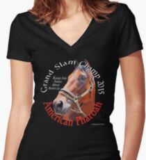 Amerikanischer Pharoah Grand Slam Champion Shirt mit V-Ausschnitt
