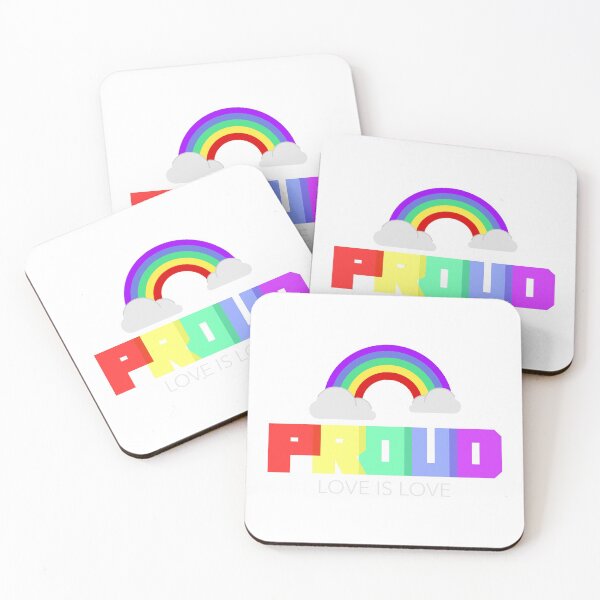 Item preview, PROUD GAY PRIDE LOVE IS LOVE designed and sold by Designs Of all kinds.