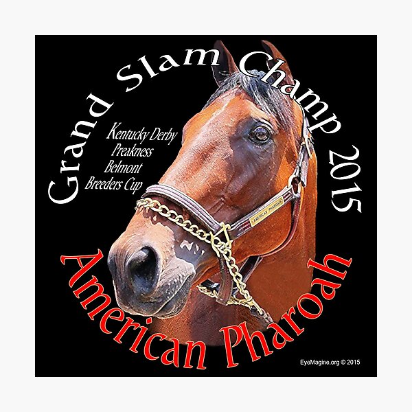 American Pharoah Grand Slam Champ Photographic Print