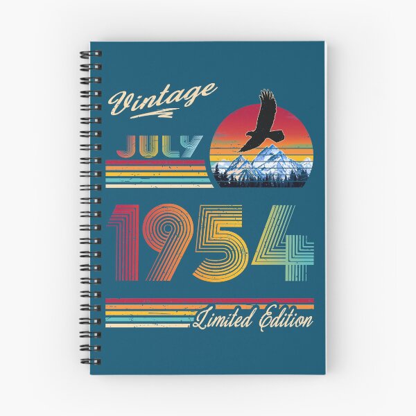 Item preview, July 1954 Birthday designed and sold by GreenSplash.