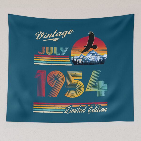 Item preview, July 1954 Birthday designed and sold by GreenSplash.