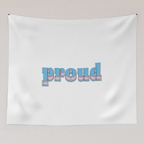 Item preview, Proud (Trans Flag) designed and sold by brianacecilia.
