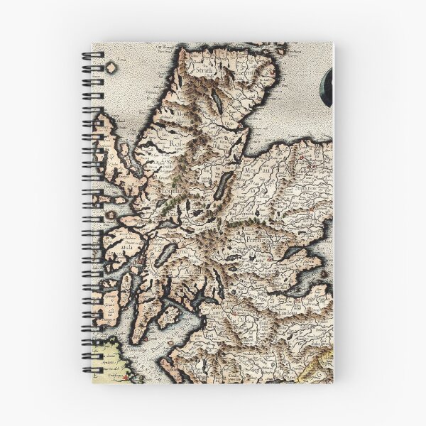 Item preview, Vintage Map of Scotland (1596) designed and sold by BravuraMedia.