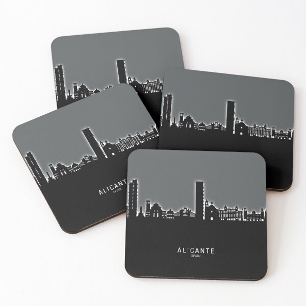 Item preview, Alicante Spain Skyline designed and sold by ArtPrints.