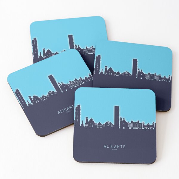 Item preview, Alicante Spain Skyline designed and sold by ArtPrints.