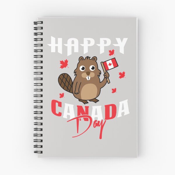 Item preview, Happy Canada Day Cute Beaver with Canadian Flag designed and sold by GINIART.