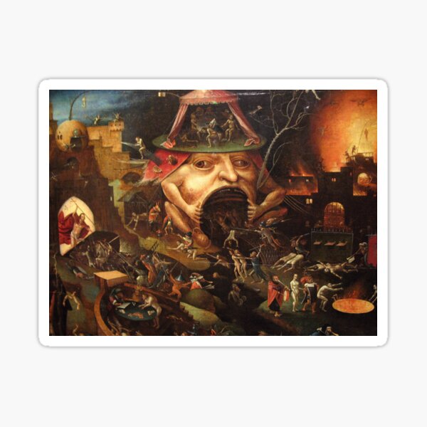 Item preview, Insight into Hell 3 by Hieronymus Bosch designed and sold by Vintage Designs +.