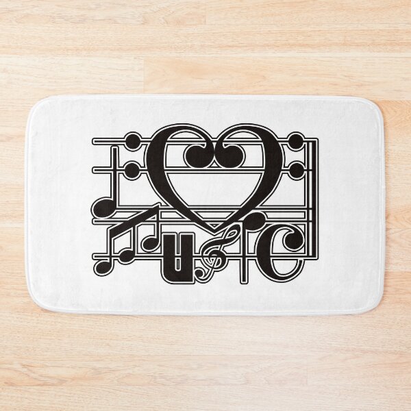 Item preview, I LOVE MUSIC designed and sold by auraclover.