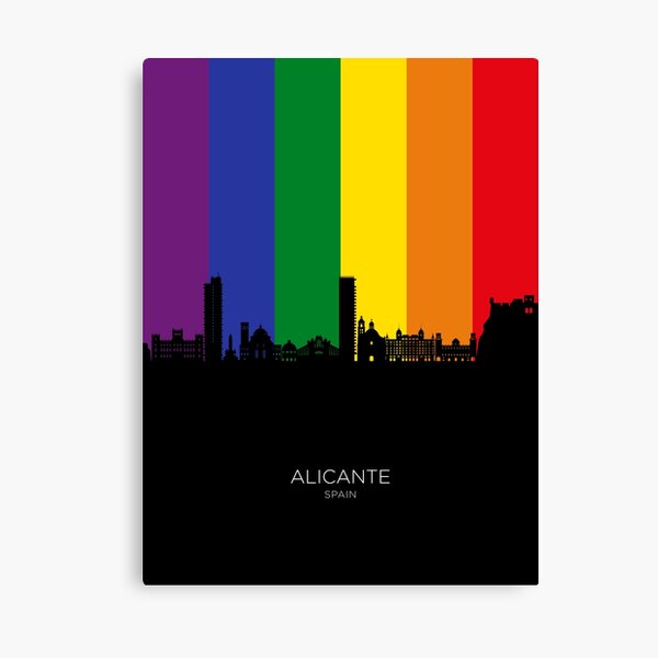 Item preview, Alicante Spain Skyline designed and sold by ArtPrints.