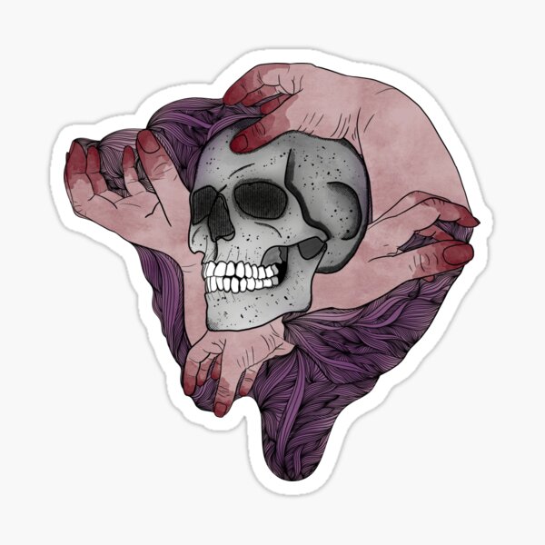 Death's Hands Sticker
