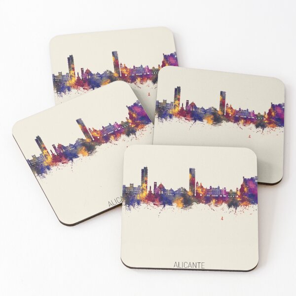 Item preview, Alicante Spain Skyline designed and sold by ArtPrints.