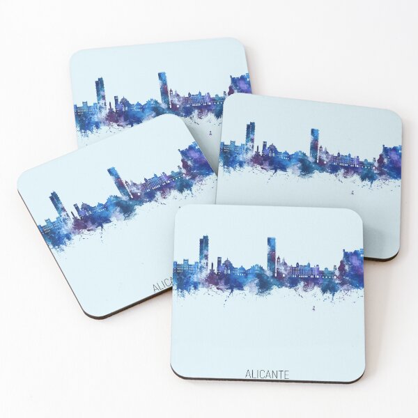 Item preview, Alicante Spain Skyline designed and sold by ArtPrints.