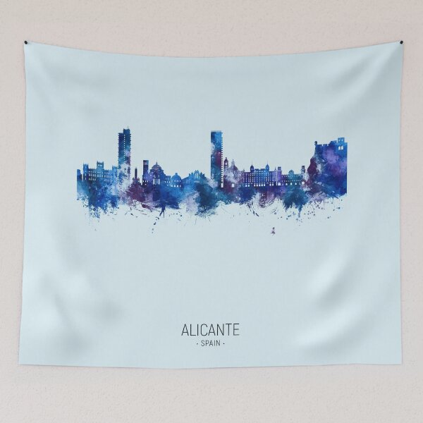 Item preview, Alicante Spain Skyline designed and sold by ArtPrints.