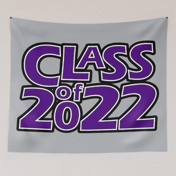 Item preview, Class of 2022 (Purple White Black) designed and sold by gkillerb.