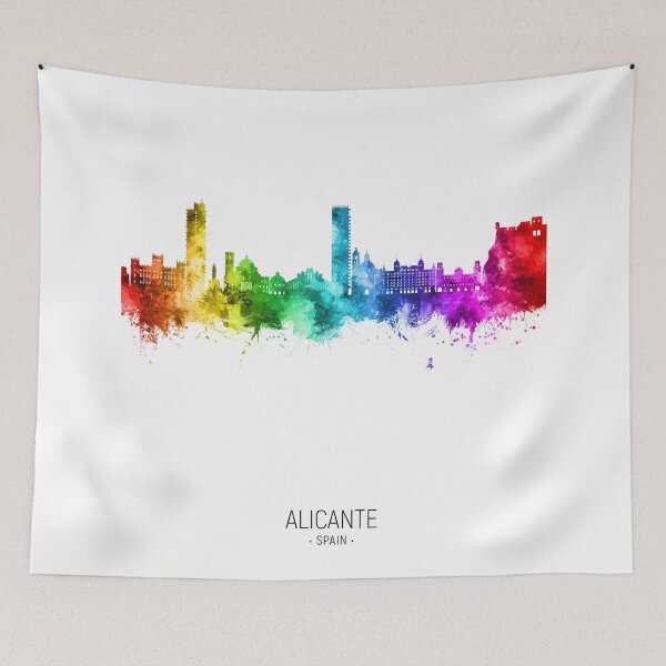 Item preview, Alicante Spain Skyline designed and sold by ArtPrints.