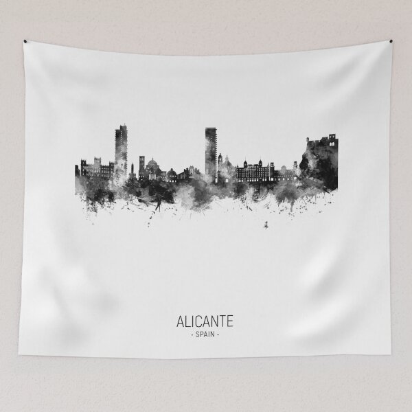 Item preview, Alicante Spain Skyline designed and sold by ArtPrints.