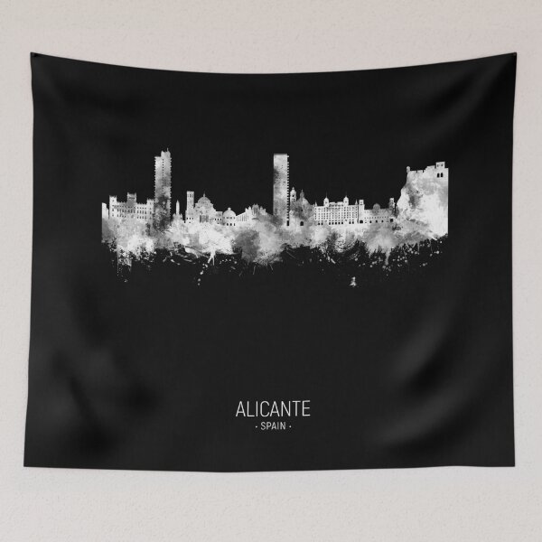 Item preview, Alicante Spain Skyline designed and sold by ArtPrints.